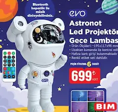 EVO ASTRONOT LED PROJEKTÖR GECE LAMBASI EVO ASTRONOT LED PROJEKTÖR GECE LAMBASI